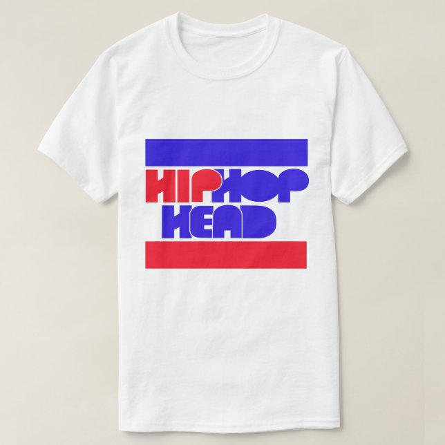 Camiseta Cabeça de HipHop EUA (Frente do Design)