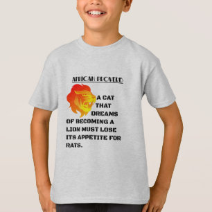 Camiseta Cabeça de Leão Rugindo