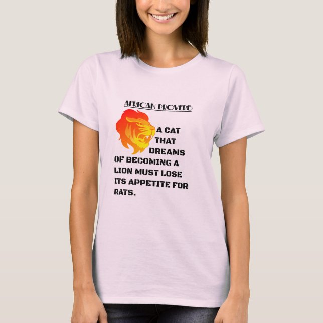 Camiseta Cabeça de Leão Rugindo (Frente)
