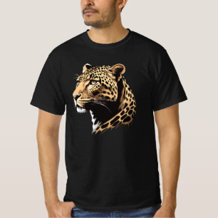 Camiseta Cabeça de Leopardo
