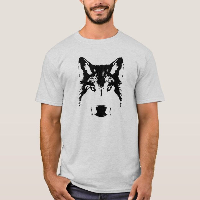 Camiseta Cabeça de lobo (Frente)