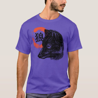 Camiseta Cabeça de lobo amigo animal selvagem