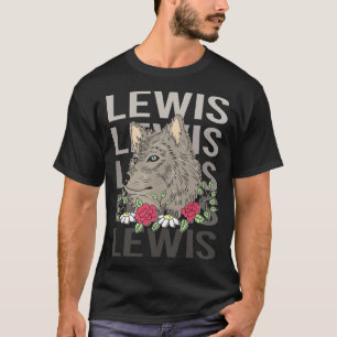 Camiseta Cabeça de Lobo - Nome Lewis
