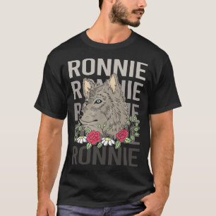 Camiseta Cabeça de Lobo - Nome Ronnie