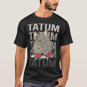 Camiseta Cabeça de Lobo - Nome Tatum