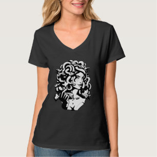 Camiseta Cabeça de Medusa Cobra Cabelo Mitologia Grega Amor