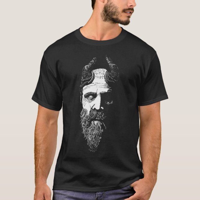 Camiseta Cabeça de Mimir dos Deuses (Frente)