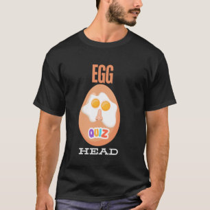 Camiseta Cabeça de Ovo Smarty Pant T shirt Engraçada Equipe