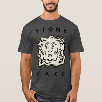 Camiseta Cabeça de Pedra Rosto Antigo Incrível