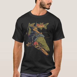 Camiseta Cabeça de pernas, tolos, a truta-de-bruxa-bruxa