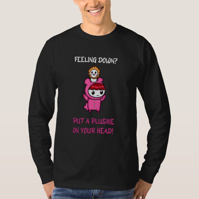 Camiseta Cabeça De Plugie Positiva E Trabalhadora (Frente)