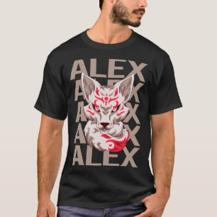 Camiseta Cabeça de Raposa - Nome Alex
