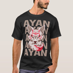 Camiseta Cabeça de Raposa - Nome Ayan
