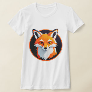 Camiseta Cabeça de Raposa Vibrante