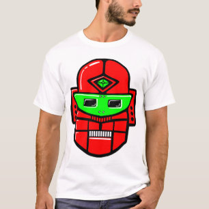 Camiseta Cabeça de Robô Retroativo - Personalizada