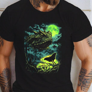 Camiseta Cabeça de sapo gigante pântano noite