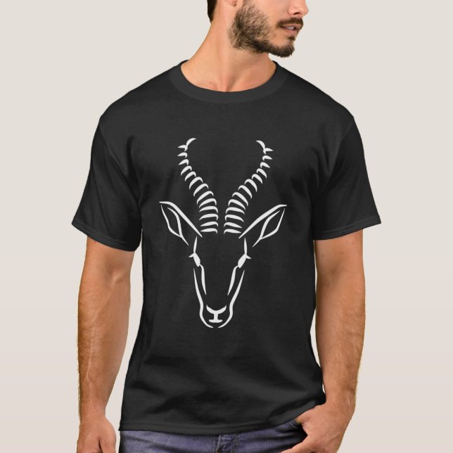 Camiseta Cabeça de Springbok (Frente)