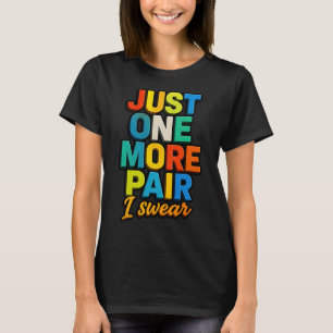 Camiseta Cabeça de Tênis Só Mais Um Par Colorido Sketll Sh