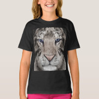 Cabeça de Tigre Branco Estética da Vida Selvagem