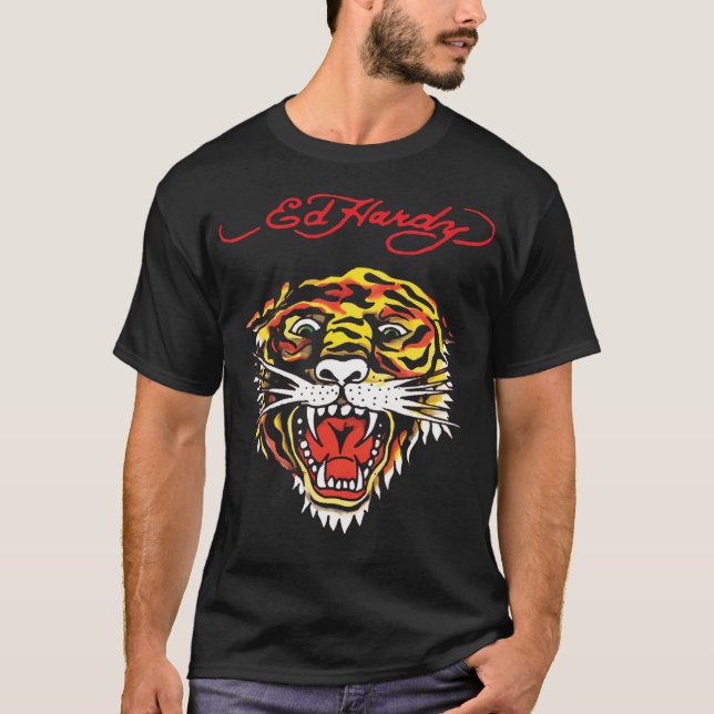 Camiseta Cabeça de Tigre Retroativa (Frente)