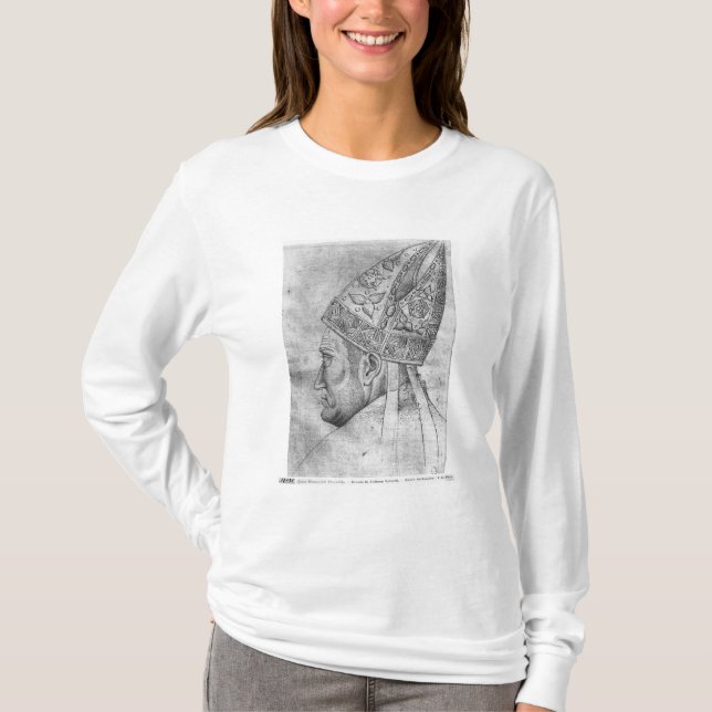 Camiseta Cabeça de um bishop, o do álbum de Vallardi (Frente)