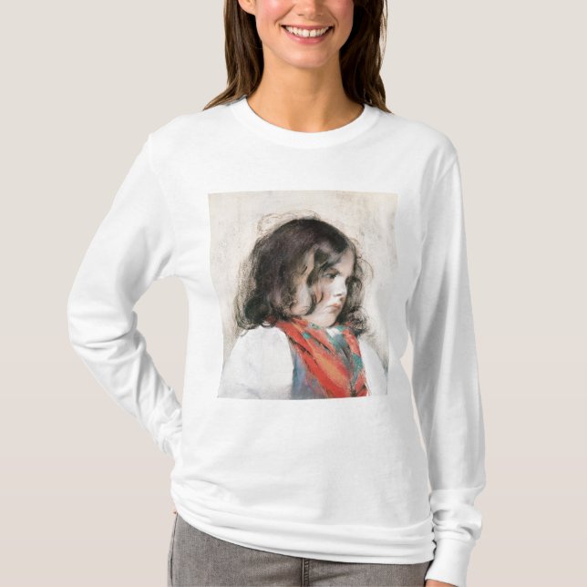 Camiseta Cabeça de uma criança (Frente)