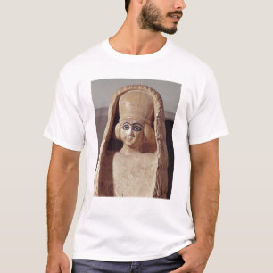 Camiseta Cabeça de uma estátua de Ishtar, vestindo a