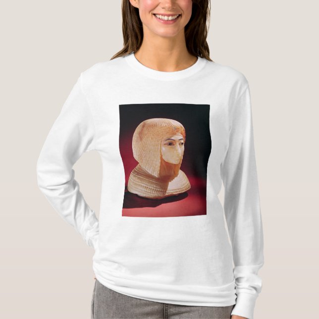 Camiseta Cabeça de uma mulher, acreditada ser princesa Kiya (Frente)