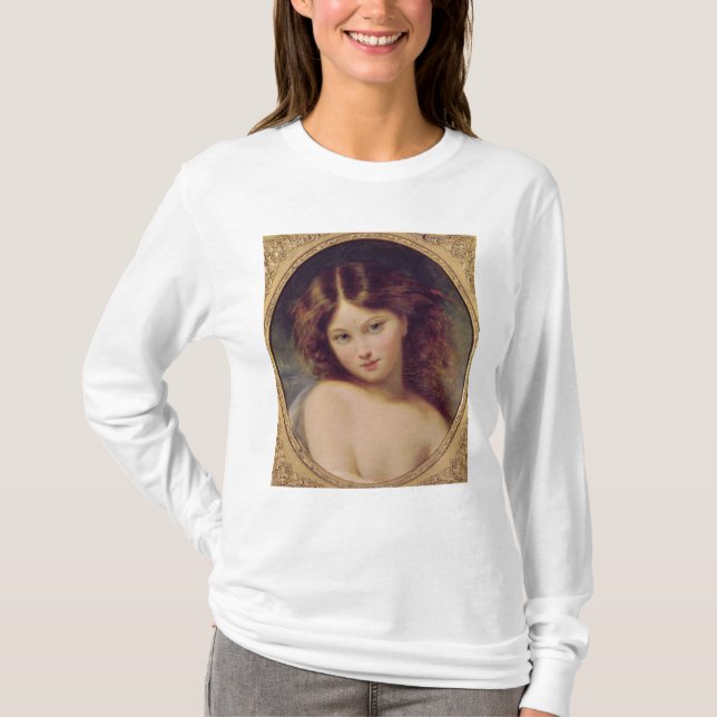 Camiseta Cabeça de uma rapariga (Frente)