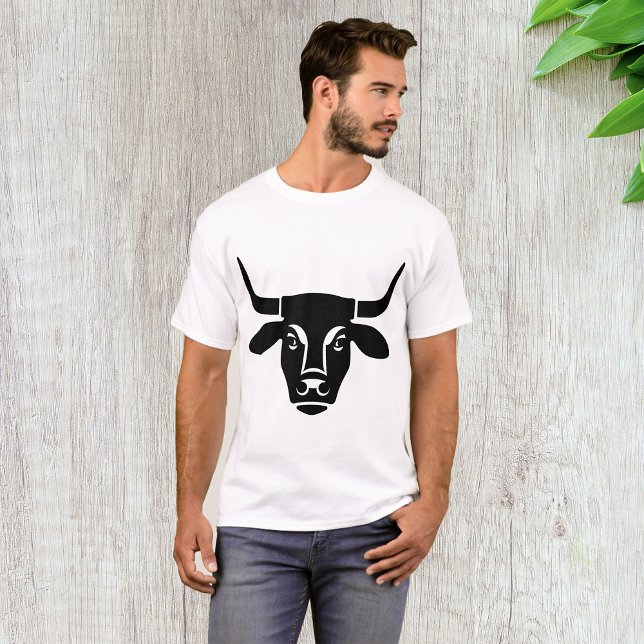 Camiseta Cabeça de Vaca Escura (Criador carregado)