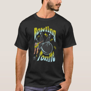 Camiseta Cabeça De Vamos De Tonite Ontem À Noite Retro Bowl