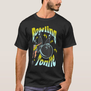 Camiseta Cabeça De Vamos De Tonite Ontem À Noite Retro Bowl