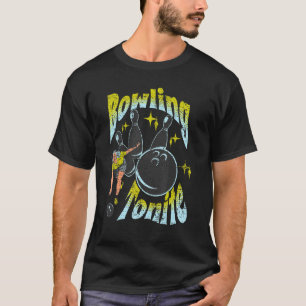 Camiseta Cabeça De Vamos De Tonite Ontem À Noite Retro Bowl