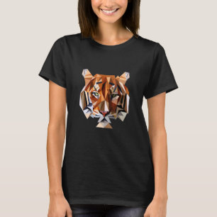 Camiseta Cabeça de Vetor Majestoso com Trabalho de arte Leg