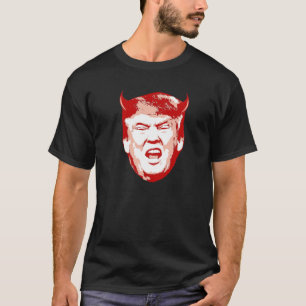 Camiseta Cabeça do diabo do trunfo - Anti-Trunfo -
