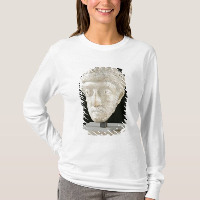 Camiseta Cabeça do imperador Theodosius II (Frente)