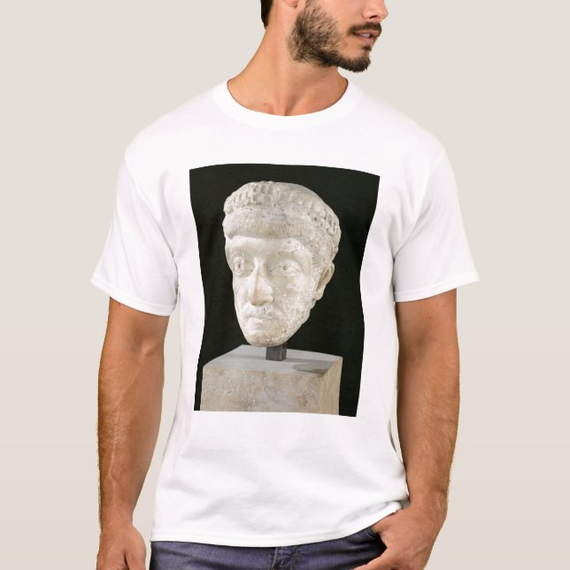 Camiseta Cabeça do imperador Theodosius II (Frente)
