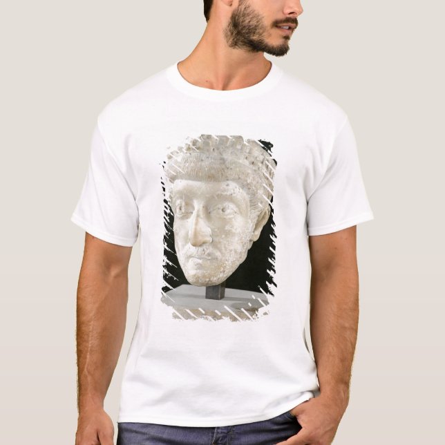 Camiseta Cabeça do imperador Theodosius II (Frente)