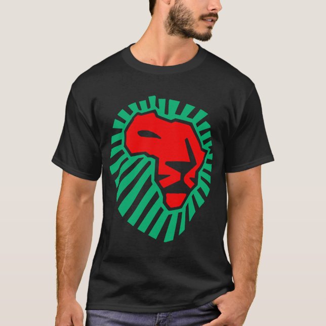 Camiseta Cabeça do leão esta hora para África Waka-waka (Frente)