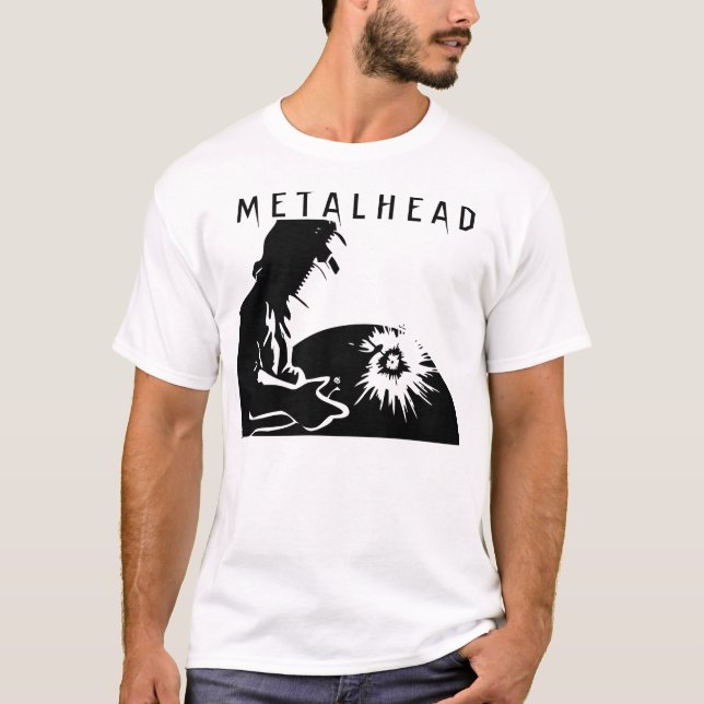 Camiseta Cabeça do metal (Frente)