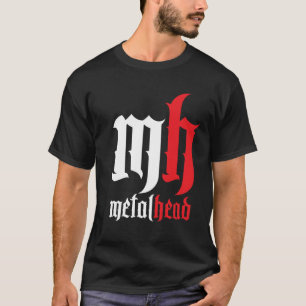 Camiseta Cabeça do metal com borda!