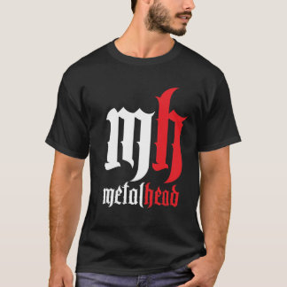 Camiseta Cabeça do metal com borda!