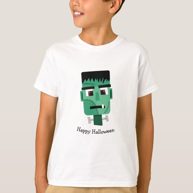 Camiseta Cabeça do Monstro de Frankenstein (Frente)