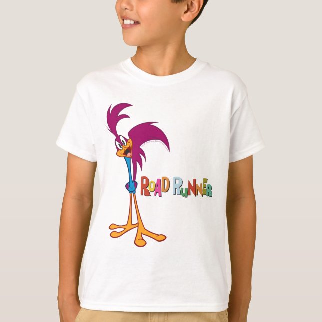 Camiseta Cabeça do Roadrunner Inclinada (Frente)