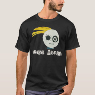 Camiseta cabeça do zombi do booga do ooga