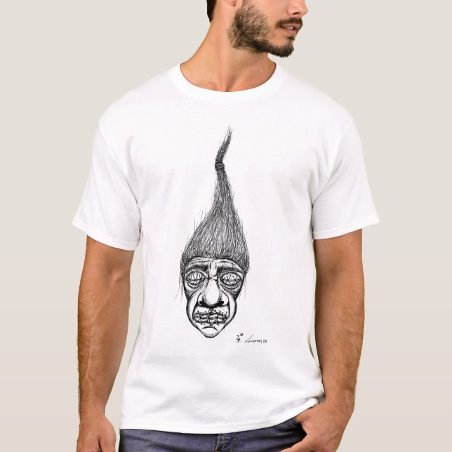 Camiseta Cabeça encolhida, .com (Frente)