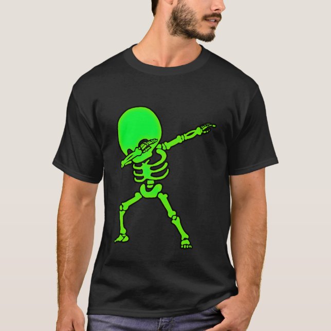 Camiseta Cabeça Grande De Cabeça De Cabeça De Néon Brilhant (Frente)