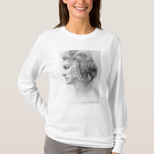 Camiseta Cabeça ideal de uma mulher, c.1525-28 (Frente)