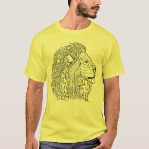 Camiseta Cabeça inspirada 5 do leão