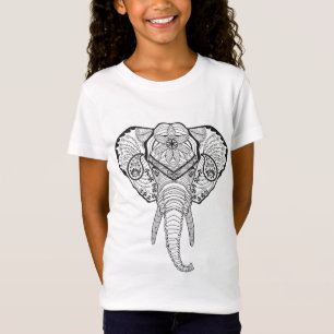 Camiseta Cabeça inspirada do elefante